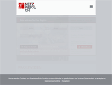 Tablet Screenshot of netzwerk.ch